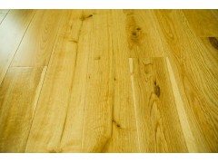 柞木实木本色地板