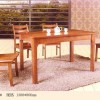 纯实木橡木餐桌餐椅一桌四椅