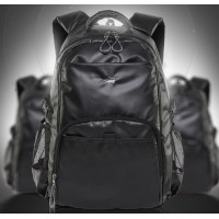 鳄鱼男士双肩包大容量休闲青年潮电脑背包商务旅行简约学生书包男