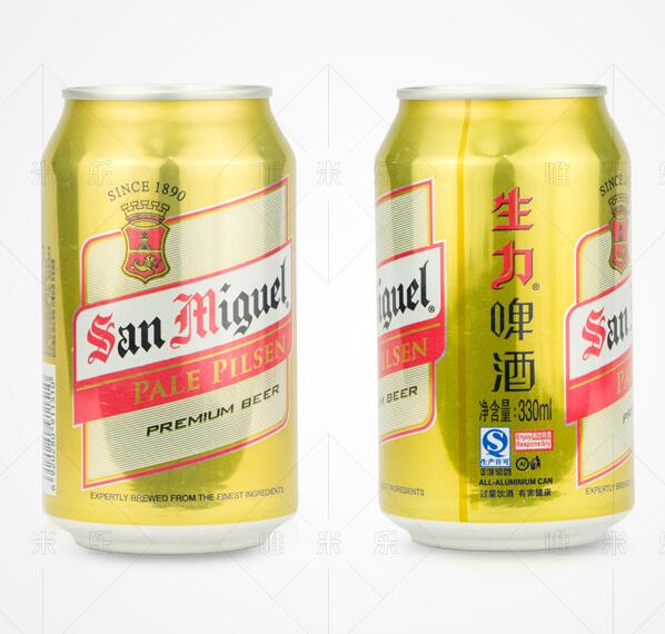 生力 San Miguel 生力啤酒330ml* 24罐 整箱