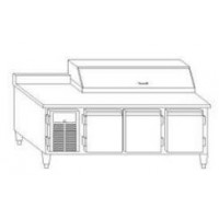 沙拉工作台冰箱