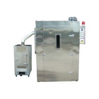 單門熱風乾燥煙燻機(有動畫)