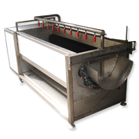 直式輥輪洗皮機