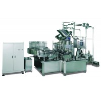 全自動玻璃瓶噴瓶填充旋牙機