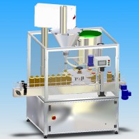 粉末 / 顆粒自動理瓶 - 充填 / 裝罐 / 鎖蓋機 (AGSB-IC)