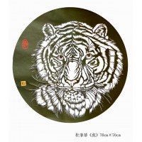 虎-剪纸