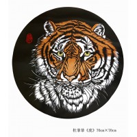 虎-剪纸