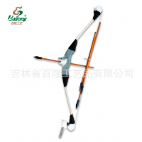 厂家定制木质儿童玩具仿真弓箭无杀伤力景区热卖可悬挂弓箭套装