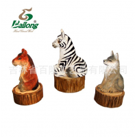 厂家定制木制手工雕刻卷笔刀创意木雕动物卷笔刀景区热卖铅笔刀