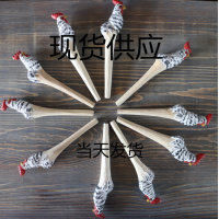 厂家定制创意木雕动物笔库存手工木头笔木质景区热卖圆珠木雕笔