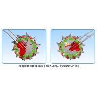 滑道白钢圈做水式播种器
