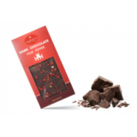 黑巧克力与粉红色胡椒