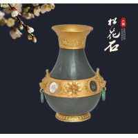 松花石鎏金花瓶