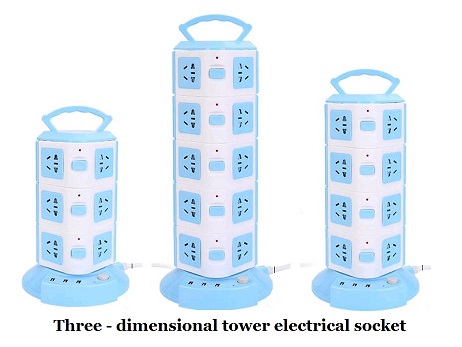 立体塔式电插排插座排插
